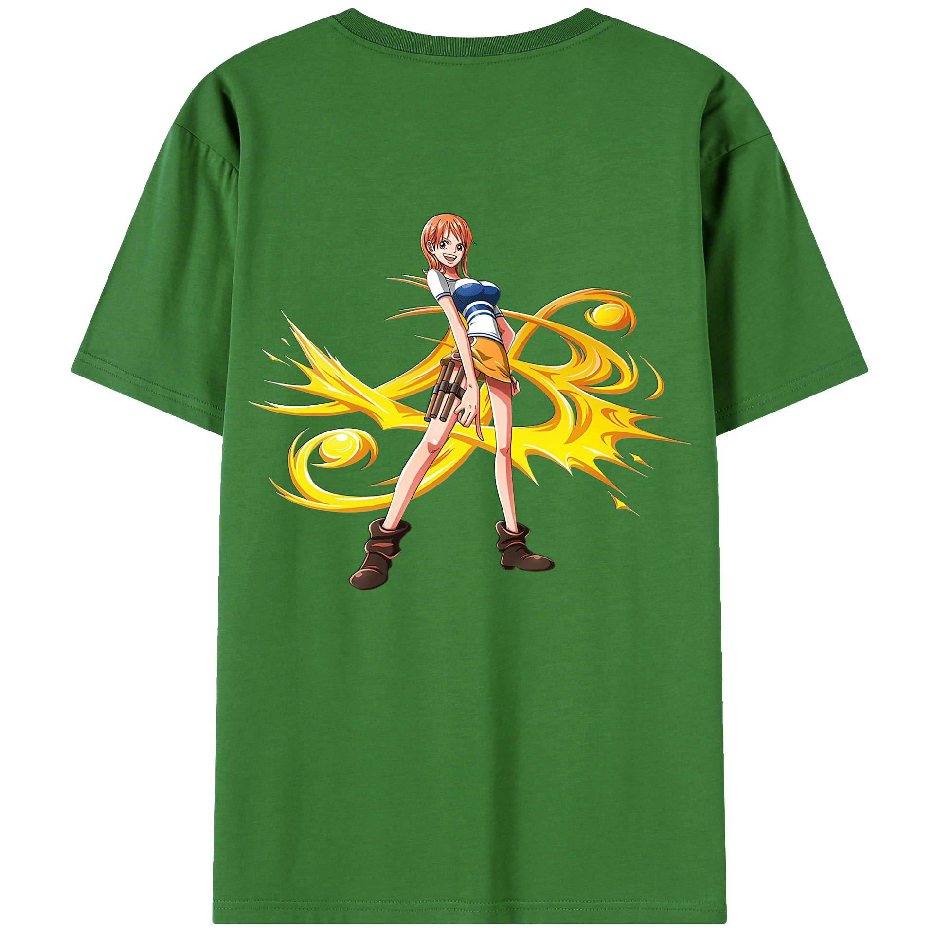 （画像用） ワンピース ナミ ONE PIECE Nami レディース半袖Tシャツ(バックプリント)